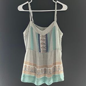 PATTERNED TANK TOP
